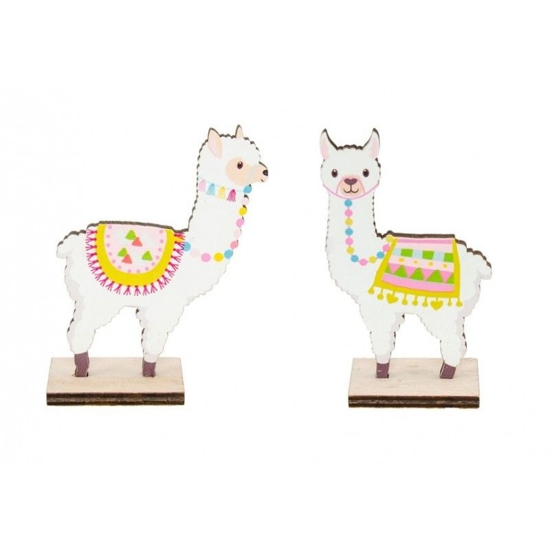 DECORATION EN BOIS LAMA 9 X 4 X 10 CM DECORATION EN BOIS LAMA 9 X 4 X 10 CM