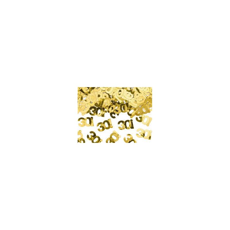 CONFETTIS 30 ANS OR 15G 