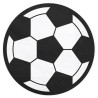 20 SERVIETTES BALLON DE FOOT 13.5 X 13.5 CM 