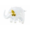 BALLON METALLIQUE ELEPHANT BLANC 61 X 46 CM 