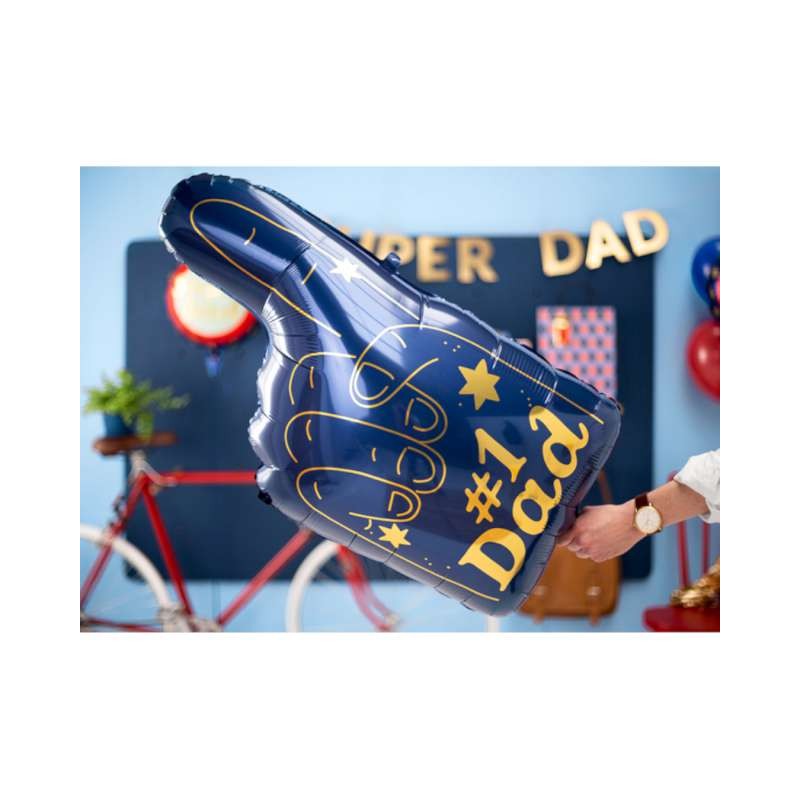 BALLON METALLIQUE MAIN GEANTE PAPA 1 57 X 94 CM BALLON METALLIQUE MAIN GEANTE PAPA 1 57 X 94 CM