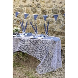 NAPPE DENTELLE ROULEAU BLANC 120 CM X 5 M 