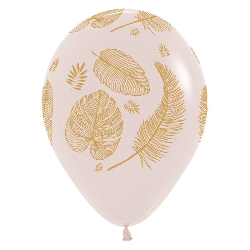 25 BALLONS LATEX FEUILLES DE PALMIER 30 CM 25 BALLONS LATEX FEUILLES DE PALMIER 30 CM
