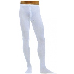 COLLANT BLANC AVEC BRAGUETTE TAILLE XXL