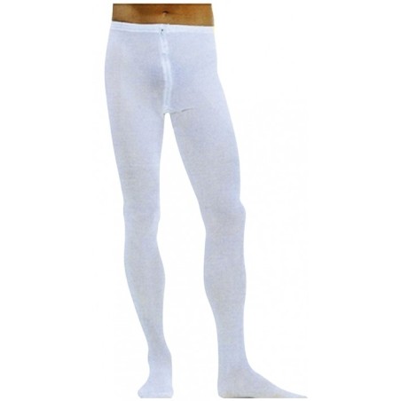 COLLANT BLANC AVEC BRAGUETTE TAILLE XXL