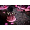PORTANT EPROUVETTE ROND ROSE 