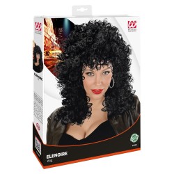 PERRUQUE FEMME ELENOIRE CHEVEUX BOUCLEE NOIRE