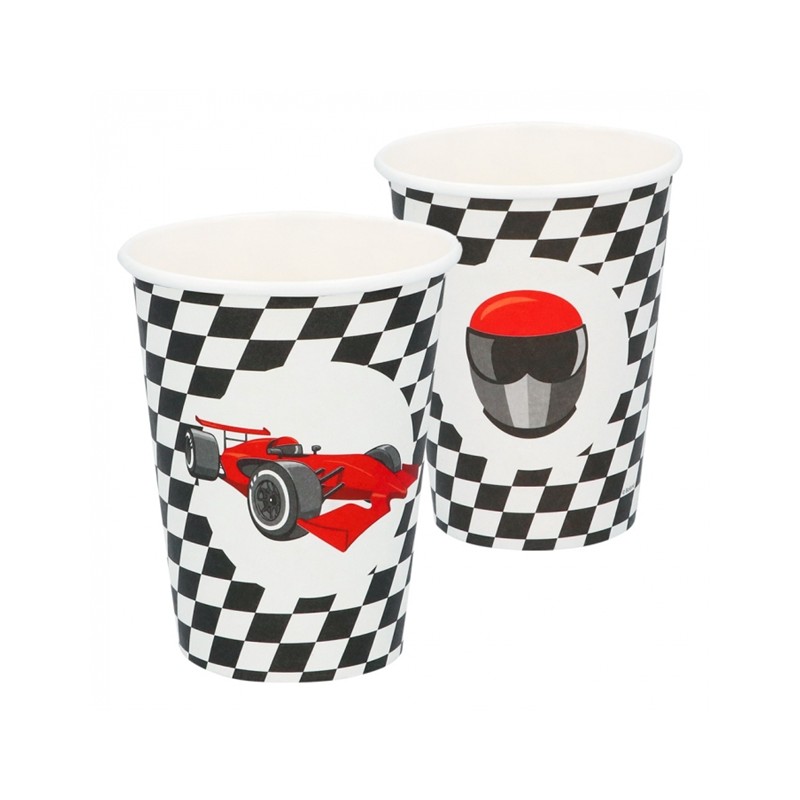 8 GOBELETS VOITURE FORMULE 1 21 CL 8 GOBELETS VOITURE FORMULE 1 21 CL