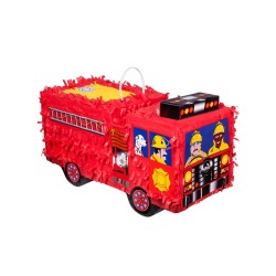 PINATA CAMION DE POMPIER 3D  43 x 24 cm