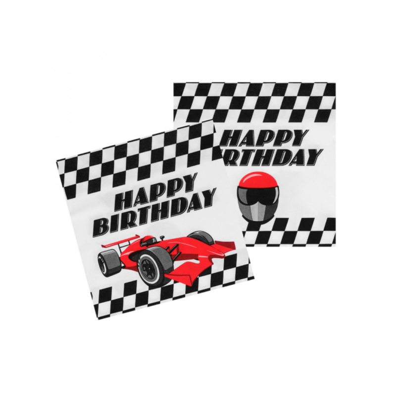 20 SERVIETTES DAMIER HAPPY BIRTHDAY F1 33 X 33 CM 20 SERVIETTES DAMIER HAPPY BIRTHDAY F1 33 X 33 CM