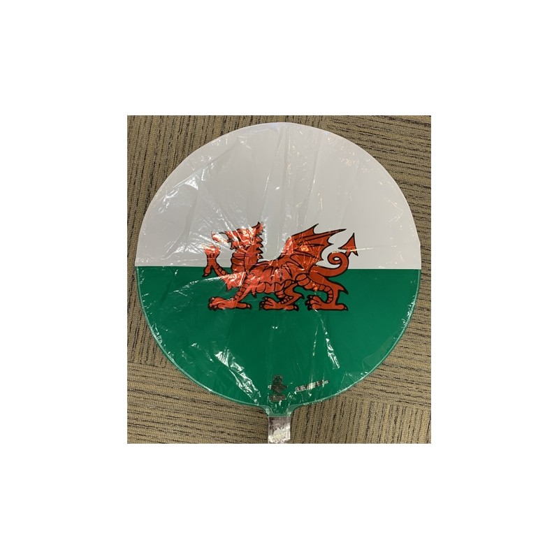 BALLON METALLIQUE ROND DRAPEAU DU PAYS DE GALLES 46 CM BALLON METALLIQUE ROND DRAPEAU DU PAYS DE GALLES 46 CM