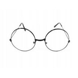 LUNETTES RONDE NOIR 