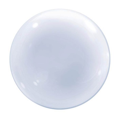 BALLON DECO BUBBLES TRANSPARENT SANS MOTIFS 51 CM