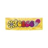 BANNIERE TISSU HIPPIE FLOWER POWER 220 X 74 CM 