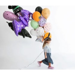BALLON METALLIQUE CHAUVE SOURIS VIOLETTE 119 X 51 CM