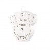 PINATA BODY BLANC BEBE FILLE OU GARCON REVELATION DE SEXE