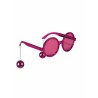 LUNETTES BOULES DISCO ROSE FUSCHIA