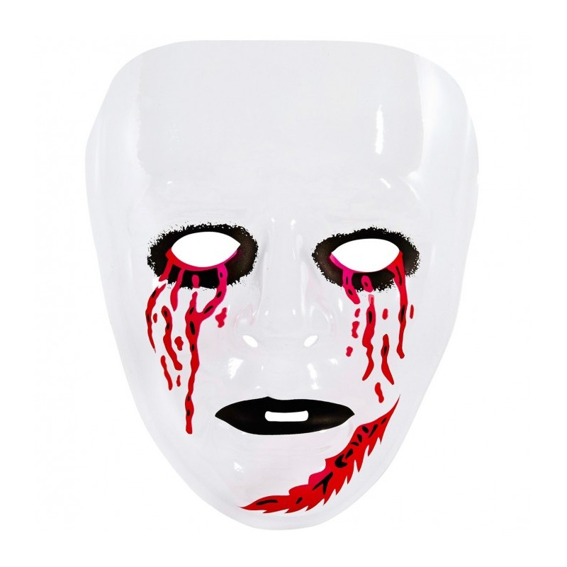 MASQUE TRANSPARENTS ENSANGLANTEE