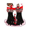SET CLOWN ROUGE ET NOIR 
