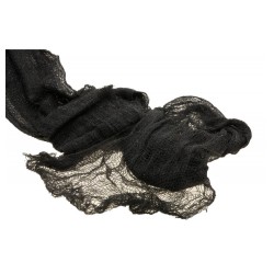 TISSU LAMBEAUX GRIS FONCE 76 X 183 CM