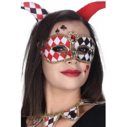 MASQUE CRAZY HARLEQUIN BRANCHE DE LUNETTES