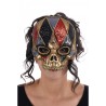 MASQUE TETE DE MORT CRAZY HARLEQUIN BRANCHE DE LUNETTES