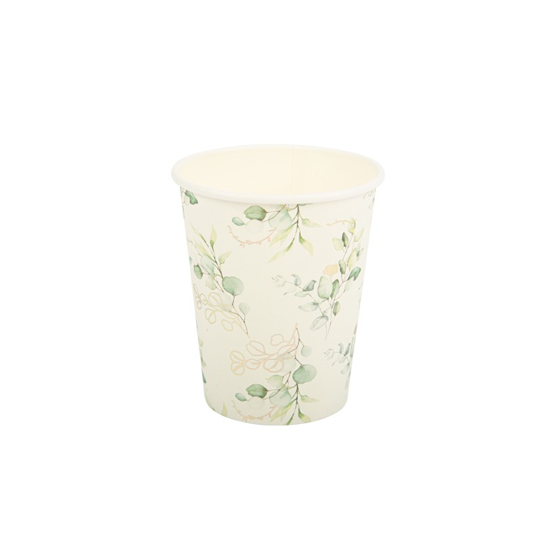 8 GOBELETS SAUGE GREEN BLANCS, VERT ET OR 255 ML 8 GOBELETS SAUGE GREEN BLANCS, VERT ET OR 255 ML