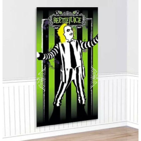 SCENE HALLOWEEN BEETLEJUICE 85 X 165.1CM