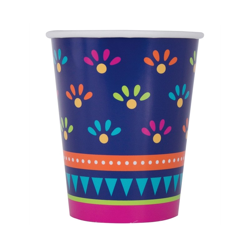 8 GOBELETS COLORES BOHO FIESTA 270 ML 8 GOBELETS COLORES BOHO FIESTA 270 ML