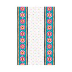 NAPPE PLASTIFIEE COLOREE BOHO FIESTA 137 X 213 CM