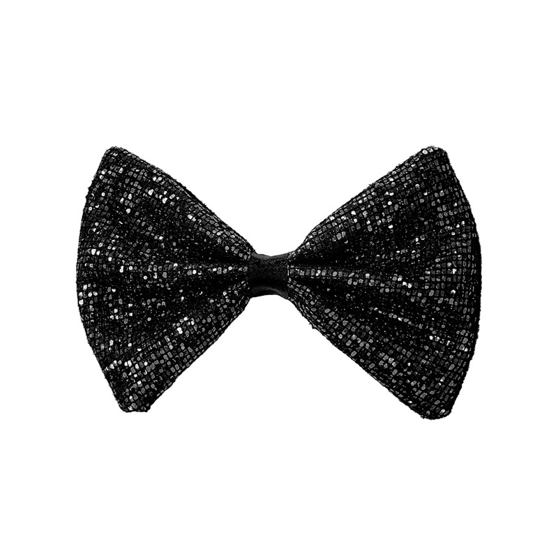 NOEUD PAPILLON NOIR BRILLANT NOEUD PAPILLON NOIR BRILLANT