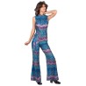 DEGUISEMENT FEMME COMBINAISON ANNEES 70'S TAILLE S