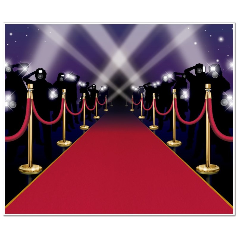 SCENE DECORATIVE TAPIS ROUGE HOLLYWOOD 1.52 X 1.83 M SCENE DECORATIVE TAPIS ROUGE HOLLYWOOD 1.52 X 1.83 M
