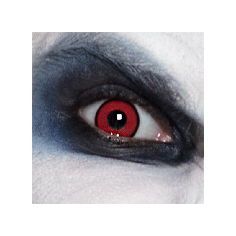 LENTILLES SEMAINE VAMPIRE (ROUGE ET NOIR) OU MANSON ROUGE