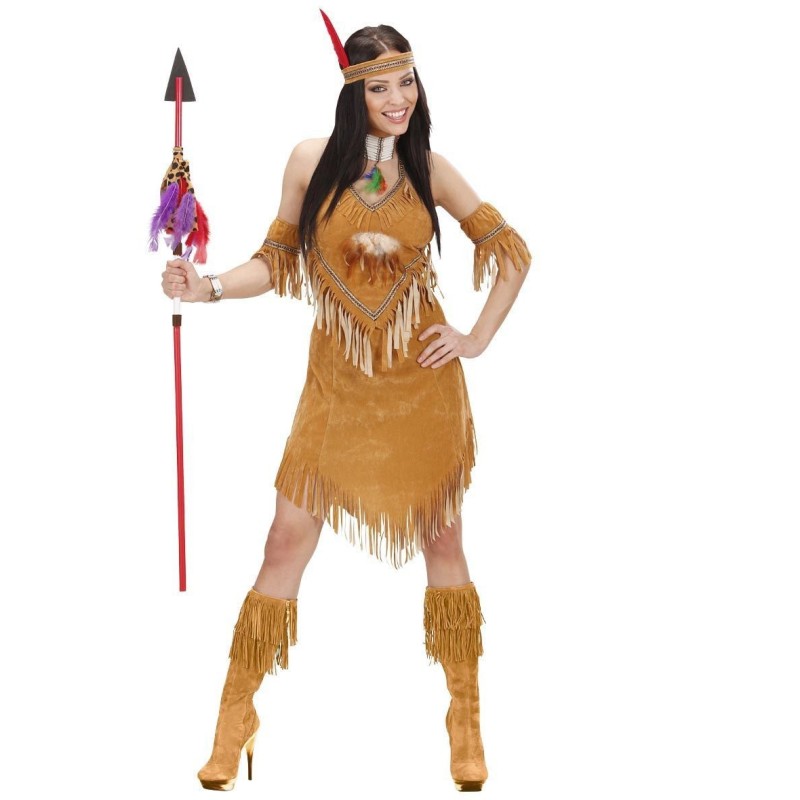 DEGUISEMENT FEMME INDIENNE SUEDE TAILLE L DEGUISEMENT FEMME INDIENNE SUEDE TAILLE L