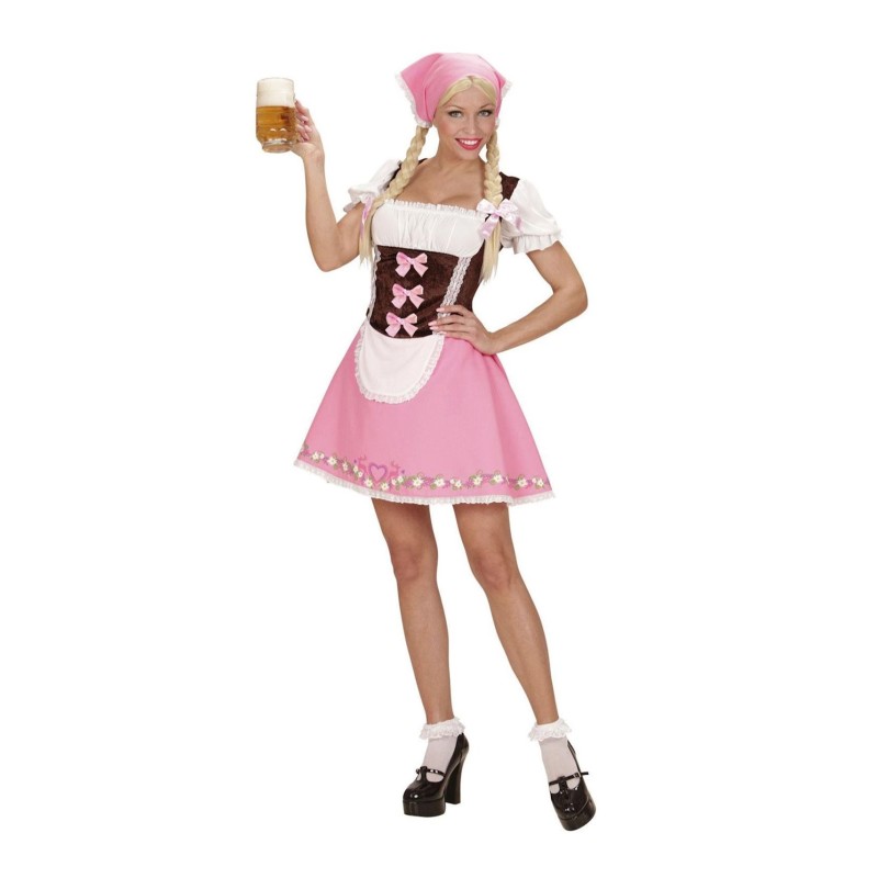 DEGUISEMENT FEMME BAVAROISE ROSE TAILLE S DEGUISEMENT FEMME BAVAROISE ROSE TAILLE S