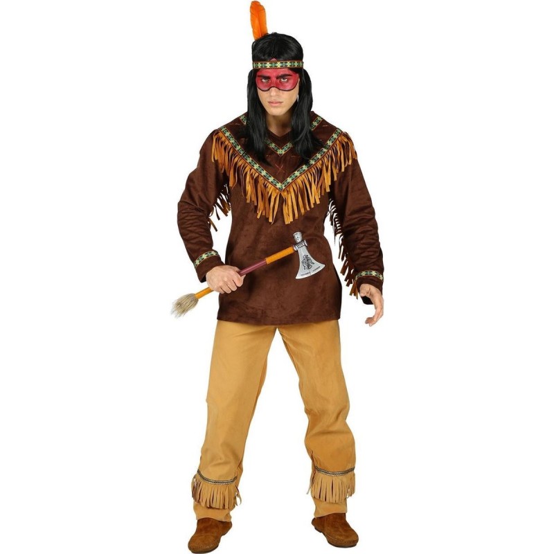 DEGUISEMENT HOMME INDIEN MARRON TAILLE XL DEGUISEMENT HOMME INDIEN MARRON TAILLE XL