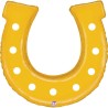BALLON METALLIQUE FER A CHEVAL OR 97 CM 