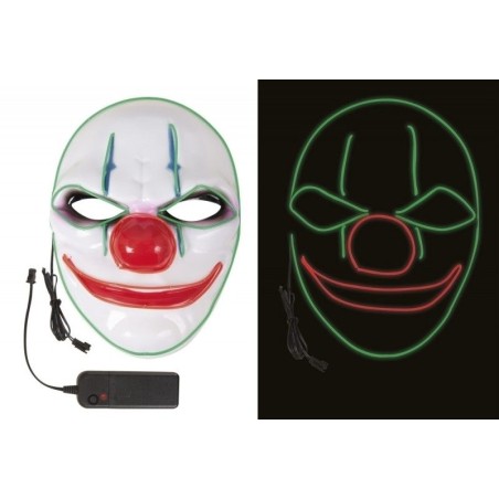 MASQUE CLOWN LUMINEUX LED 