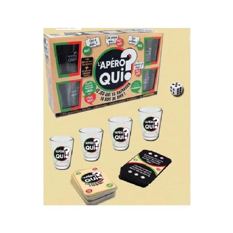 JEU APERO L'APERO QUI? JEU APERO L'APERO QUI?