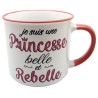 MUG PRINCESSE BELLE ET REBELLE