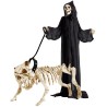CHIEN SQUELETTE  AVEC LAISSE 45 CM 