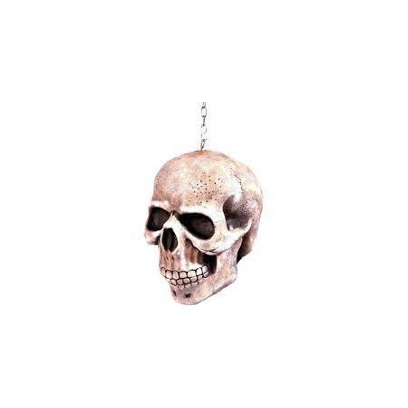 DECORATION HALLOWEEN CRANE AVEC CHAINE SUSPENDUE 20 CM 