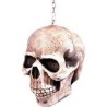 DECORATION HALLOWEEN CRANE AVEC CHAINE SUSPENDUE 20 CM 