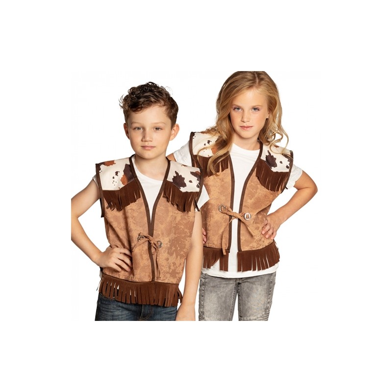 GILET ENFANT COW BOY TAILLE 10-12 ANS GILET ENFANT COW BOY TAILLE 10-12 ANS