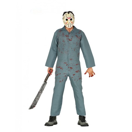 DEGUISEMENT COMBINAISON TUEUR FOU HALLOWEEN TAILLE L