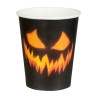 10 GOBELETS HALLOWEEN CITROUILLE  23 CM