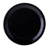 10 ASSIETTES RONDES NOIRES 22 CM