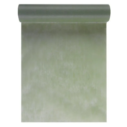 CHEMIN DE TABLE VERT EUCALYPTUS -SAUGE-OLIVE 30 CM X 10 METRES 
