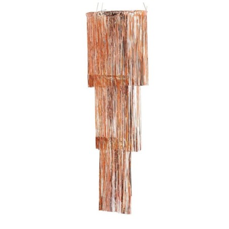 SUSPENSION METALLIQUE ROSE GOLD  40 X 115 CM 